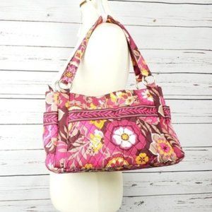 Vera Bradley Floral Purse Shoulder Bag Pink